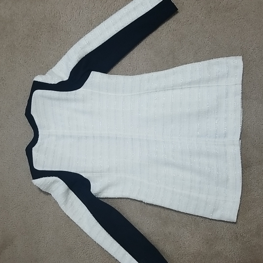 Ivory/Black Spring Coat - Picture 4 of 6